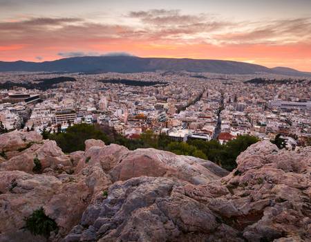 Breathtaking views over Athens