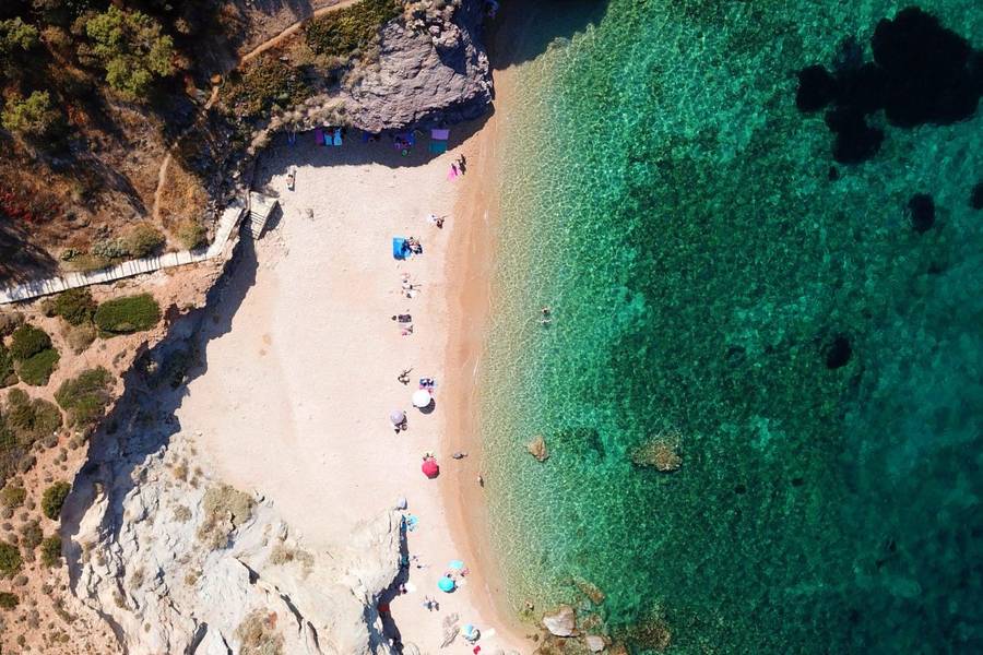 Are there any free beaches in Athens?