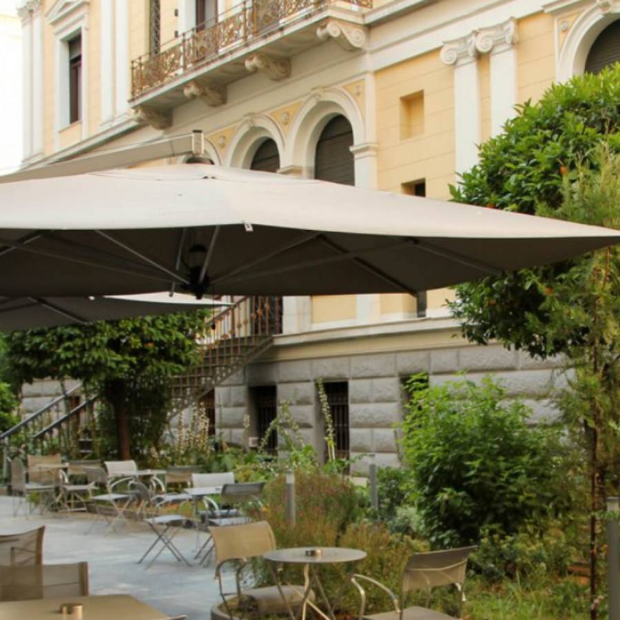 Athens has lovely museum cafes and restaurants